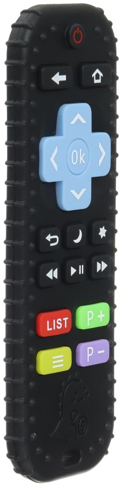 Прорезыватель для зубов «Пульт детский», цвет черный, размер 16 см