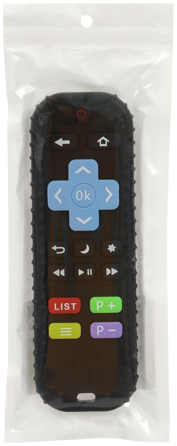 Прорезыватель для зубов «Пульт детский», цвет черный, размер 16 см