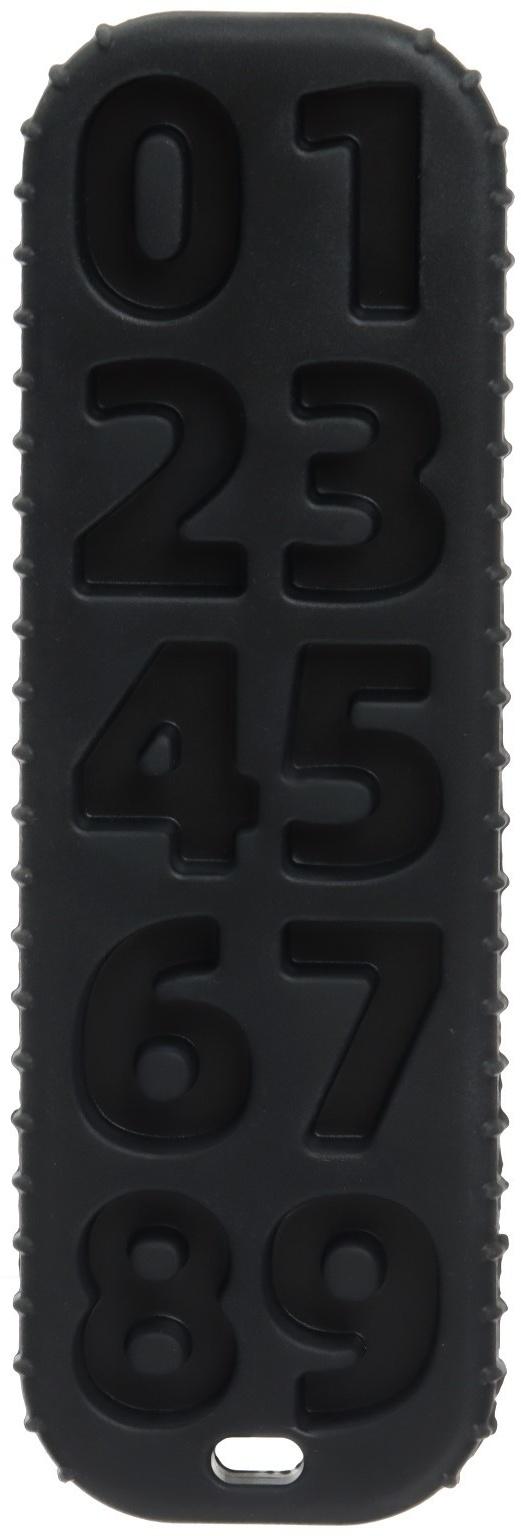 Прорезыватель для зубов «Пульт детский», цвет черный, размер 16 см