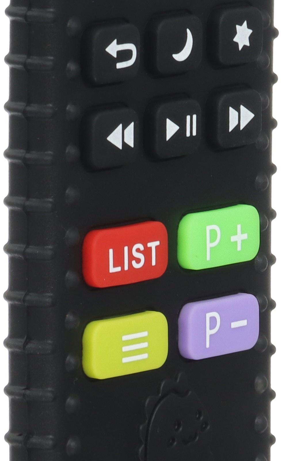 Прорезыватель для зубов «Пульт детский», цвет черный, размер 16 см