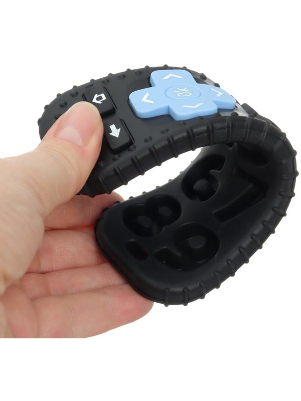 Прорезыватель для зубов «Пульт детский», цвет черный, размер 16 см