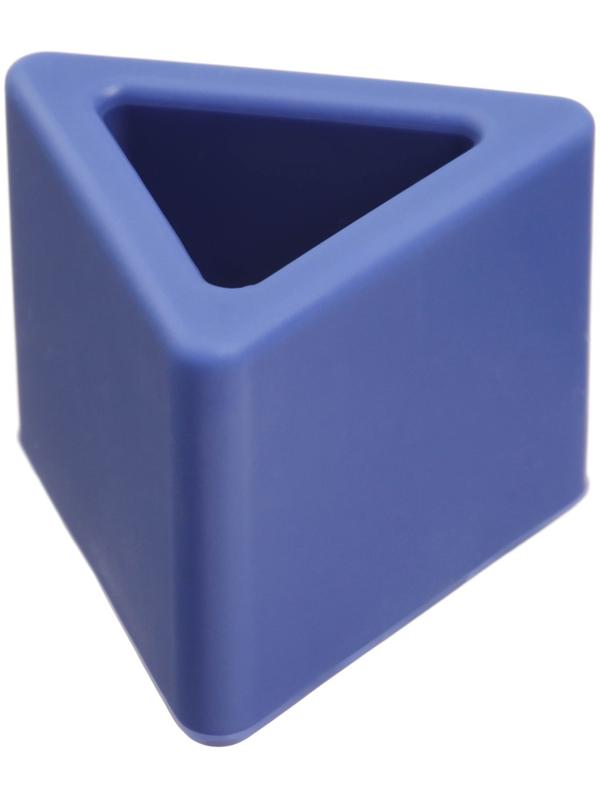 Развивающая игрушка - сортер «Изучаем фигуры», пищевой силикон, цвет голубой, Mum&Baby