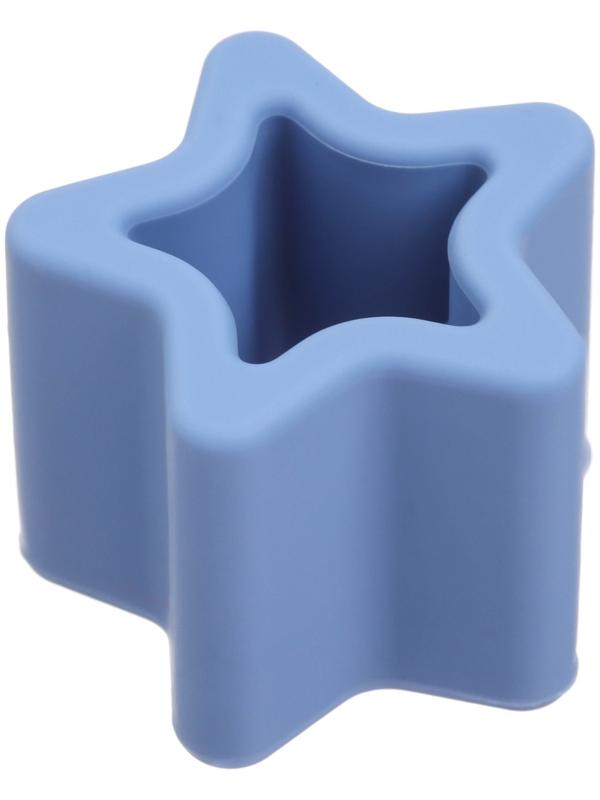 Развивающая игрушка - сортер «Изучаем фигуры», пищевой силикон, цвет голубой, Mum&Baby
