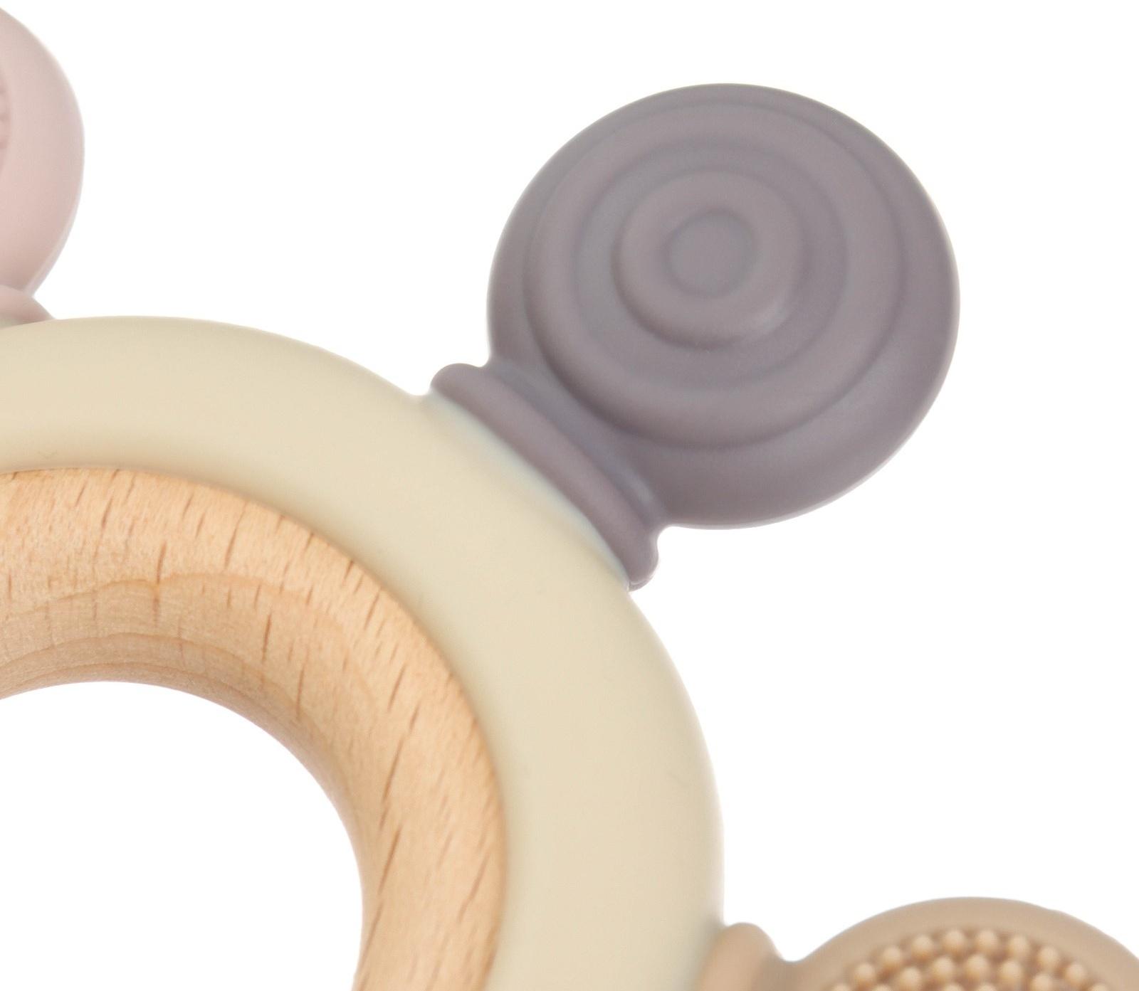 Прорезыватель силиконовый «Массажер», цвет розовый, бежевый, Mum&Baby