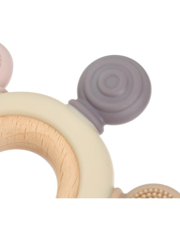 Прорезыватель силиконовый «Массажер», цвет розовый, бежевый, Mum&Baby