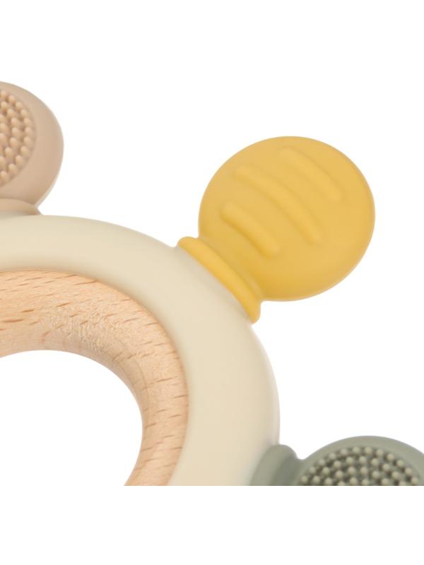 Прорезыватель силиконовый «Массажер», цвет розовый, бежевый, Mum&Baby