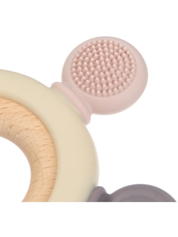 Прорезыватель силиконовый «Массажер», цвет розовый, бежевый, Mum&Baby