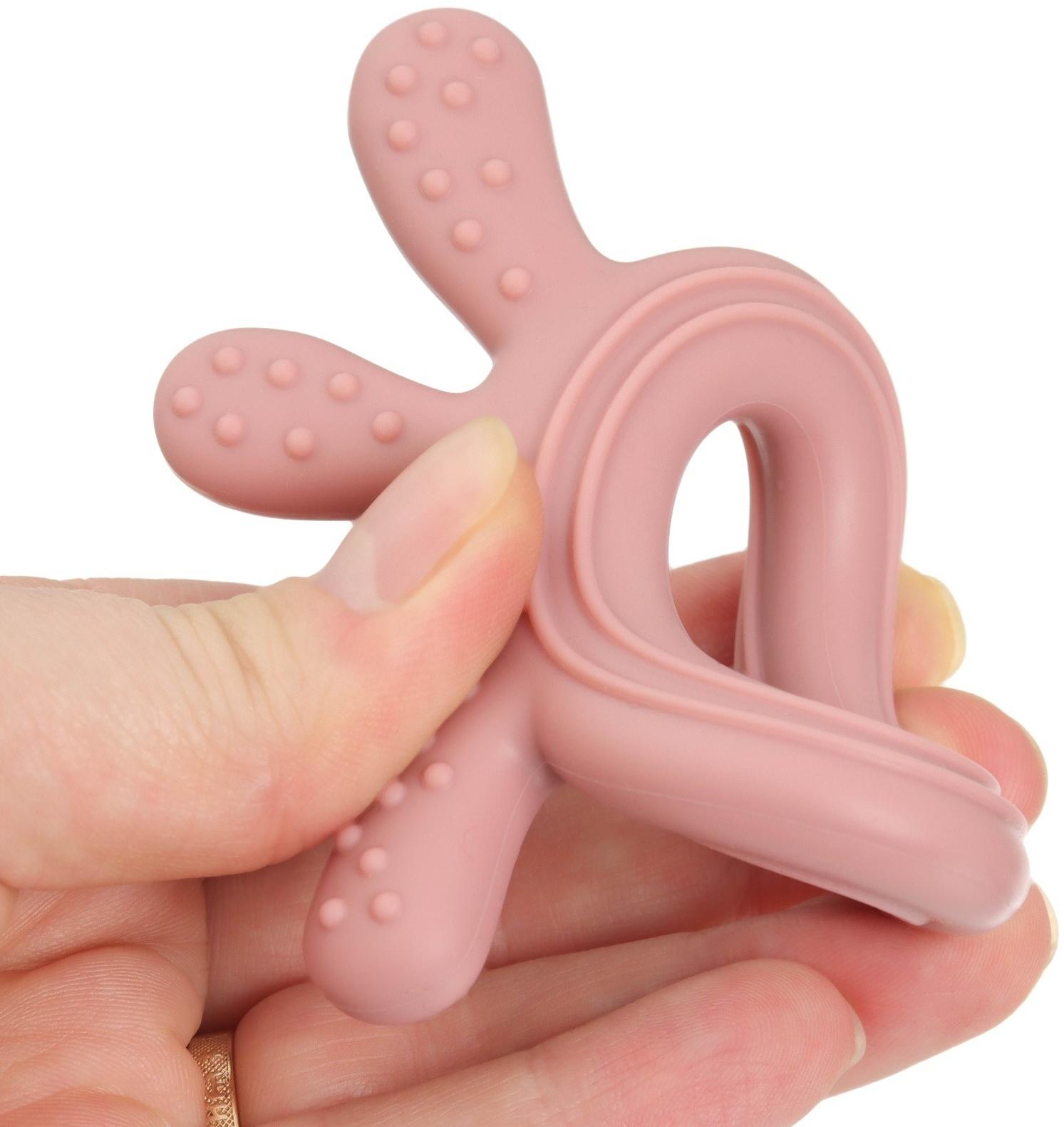Прорезыватель силиконовый «Осьминожка», цвет розовый, Mum&Baby