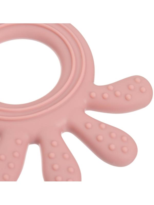 Прорезыватель силиконовый «Осьминожка», цвет розовый, Mum&Baby