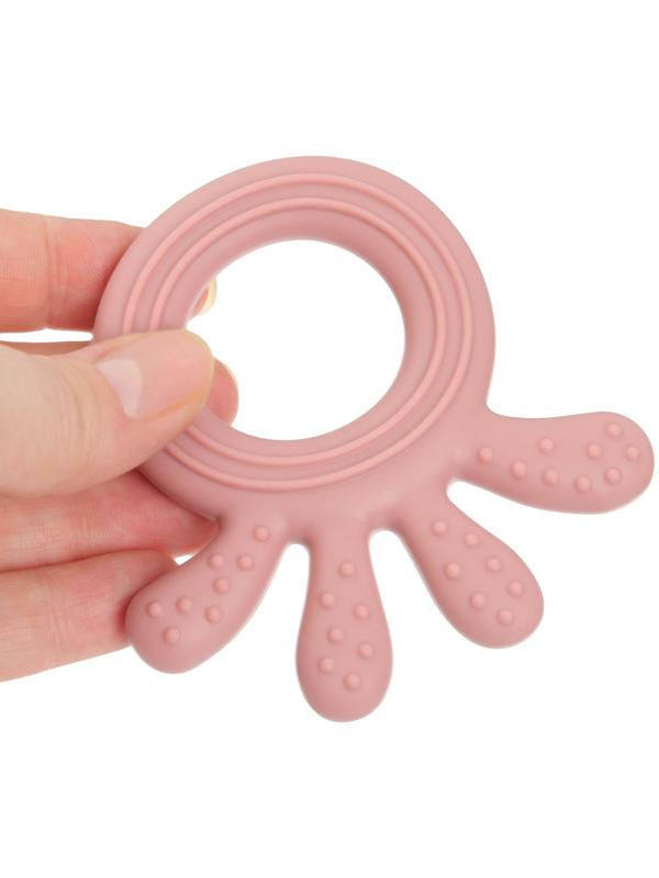 Прорезыватель силиконовый «Осьминожка», цвет розовый, Mum&Baby