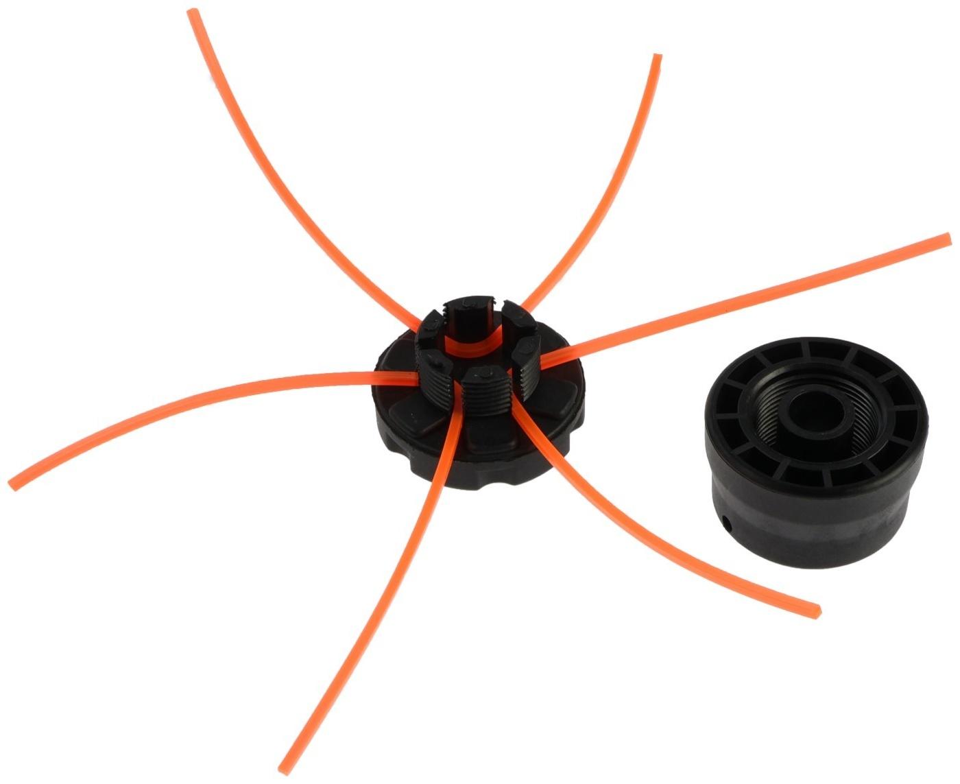 Катушка для триммера ТУНДРА, ручная, леска 1.2 - 3 мм, М10 х 1.25 мм левая резьба