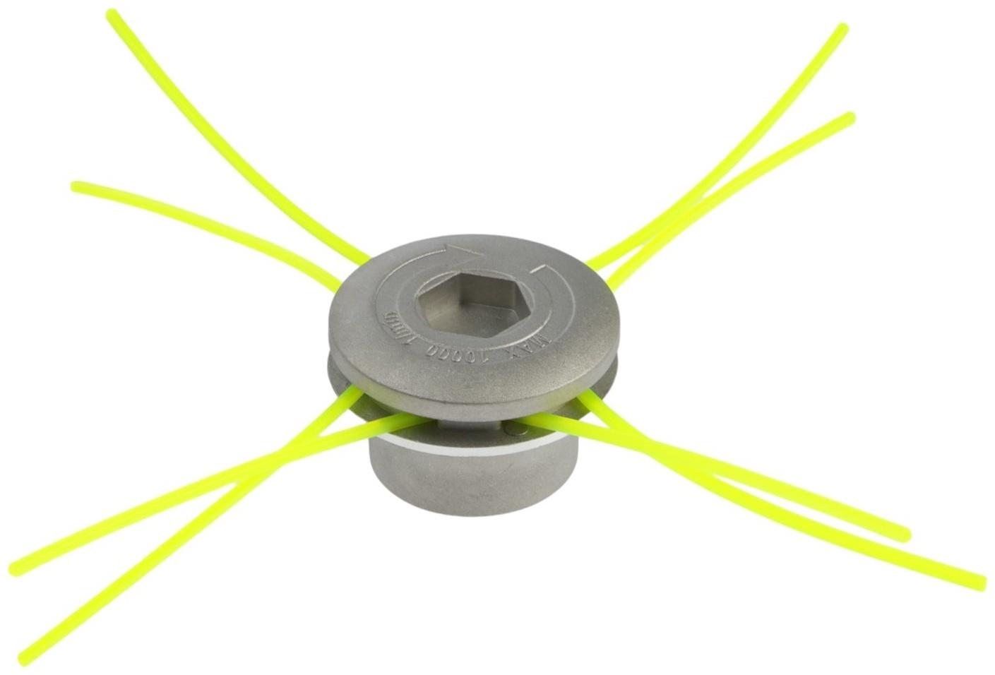 Катушка для триммера ТУНДРА, алюминиевый корпус, леска 1.2-3 мм, М8/М10 х 1.25 левая резьба   994625