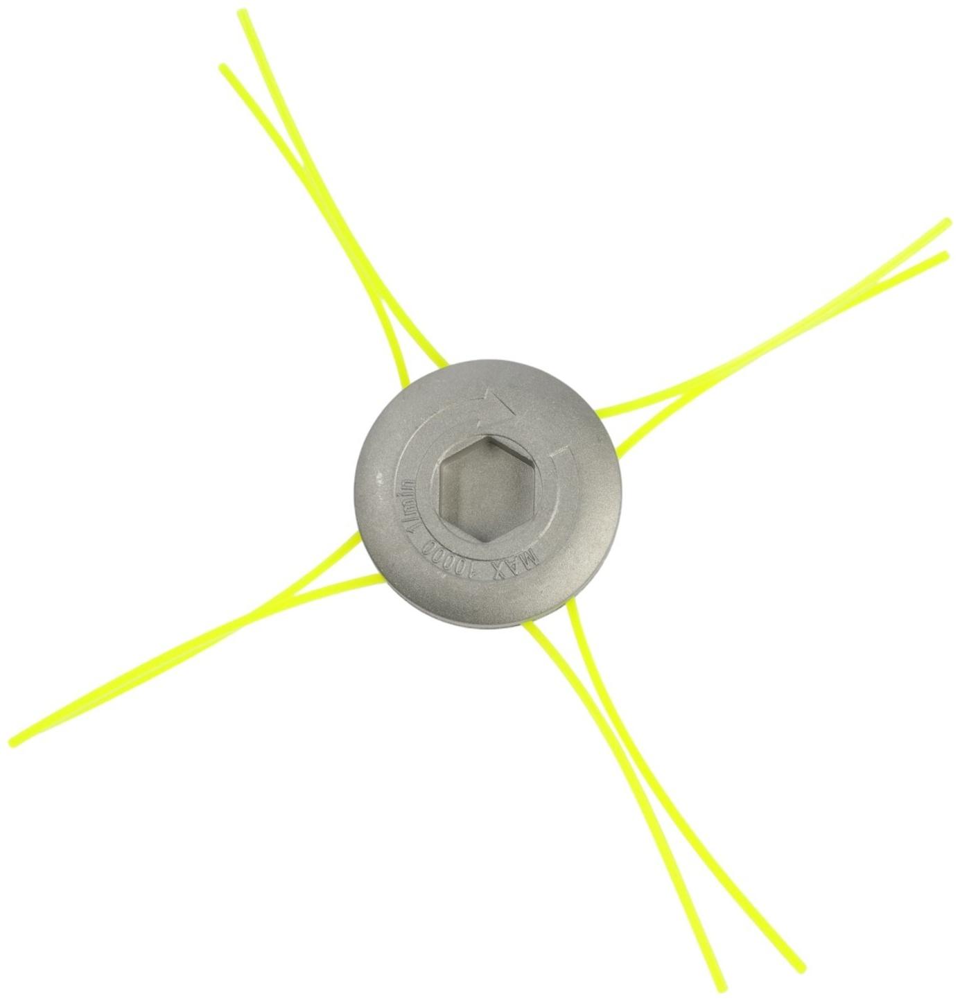 Катушка для триммера ТУНДРА, алюминиевый корпус, леска 1.2-3 мм, М8/М10 х 1.25 левая резьба   994625