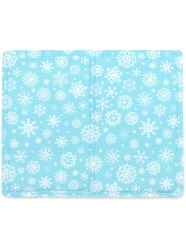 Коврик охлаждающий (гель), 50 х 40 см, снежинки