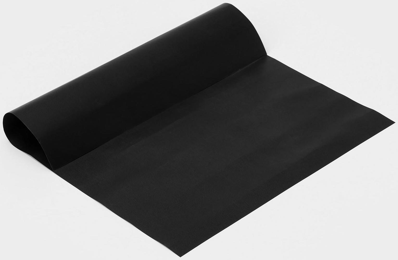 Коврик тефлоновый многоразовый, 33х40 см, черный