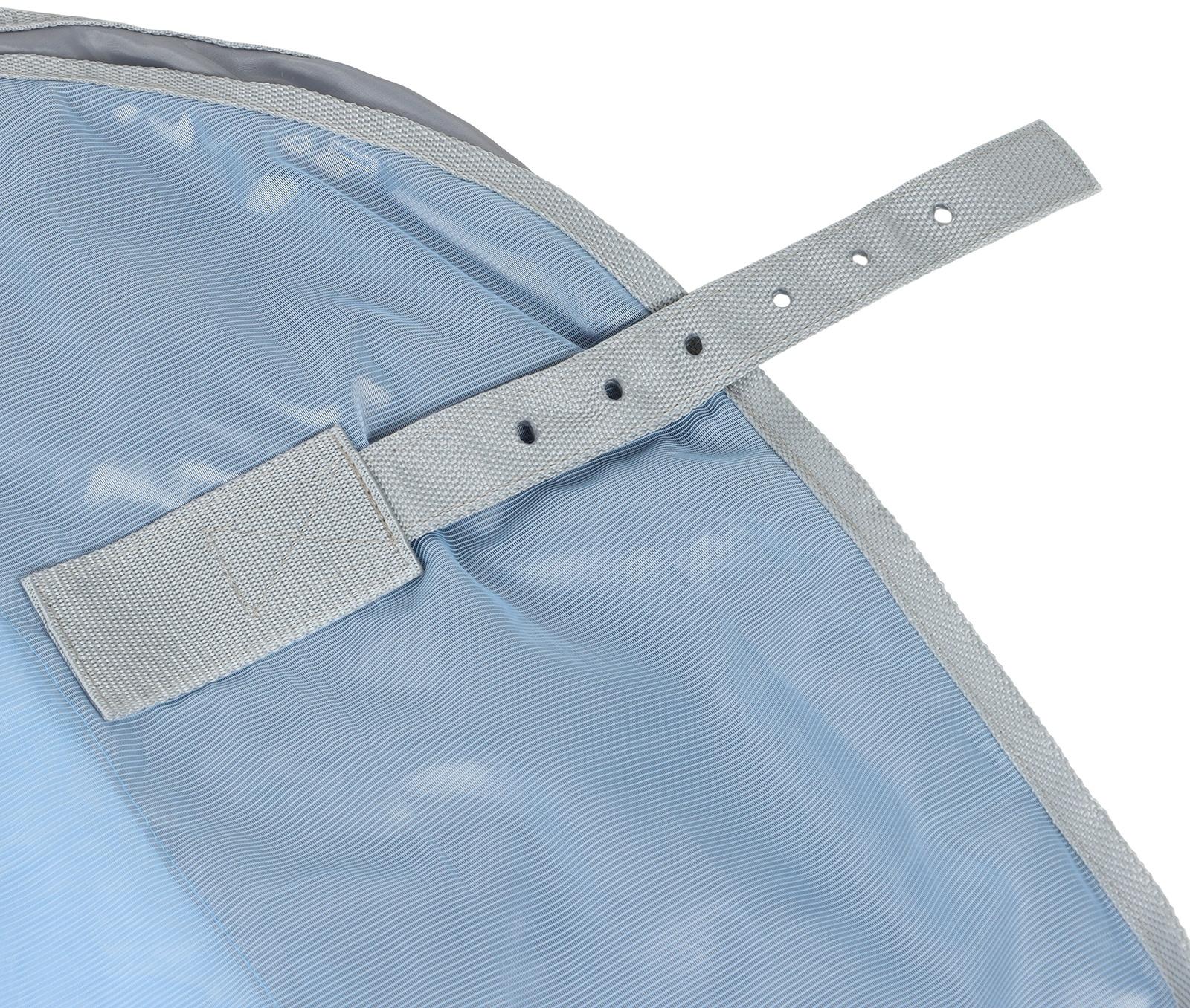 Попона москитная без подпузных ремней, голубой, 155 см