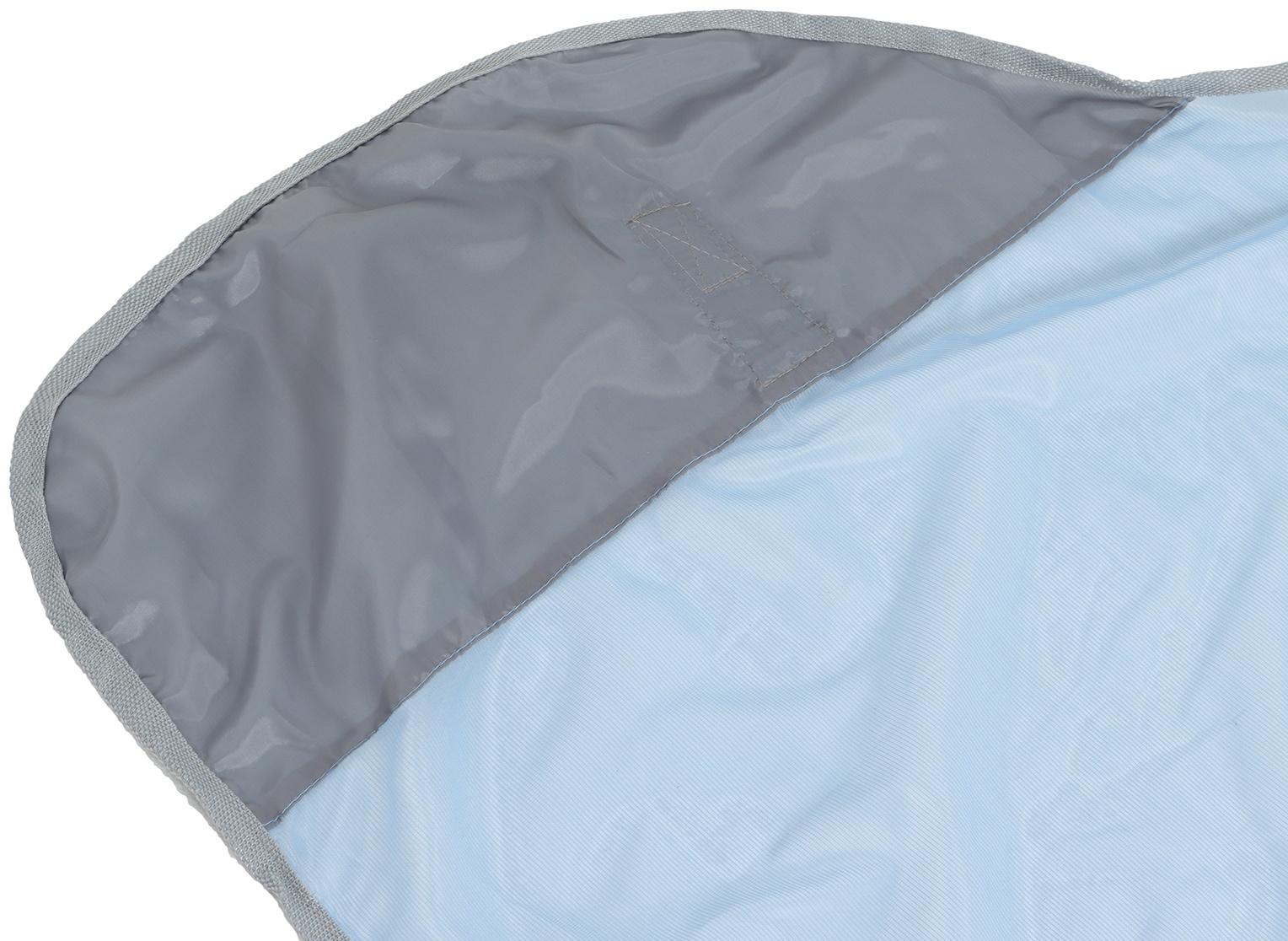 Попона москитная без подпузных ремней, голубой, 155 см