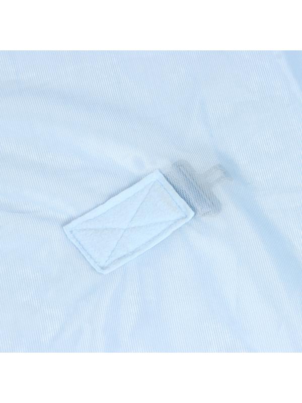 Попона москитная без подпузных ремней, голубой, 155 см