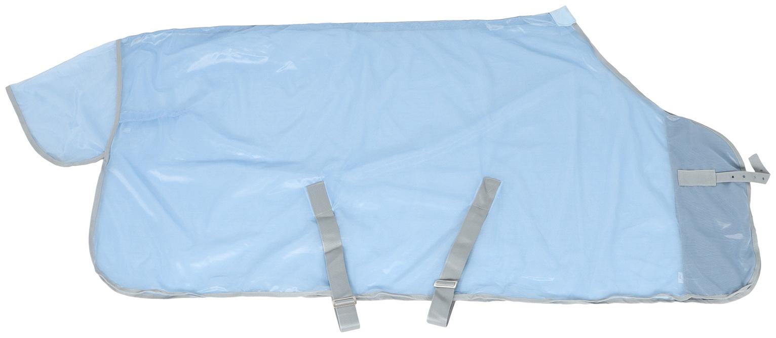 Попона москитная с подпузными ремнями, голубой, 145 см