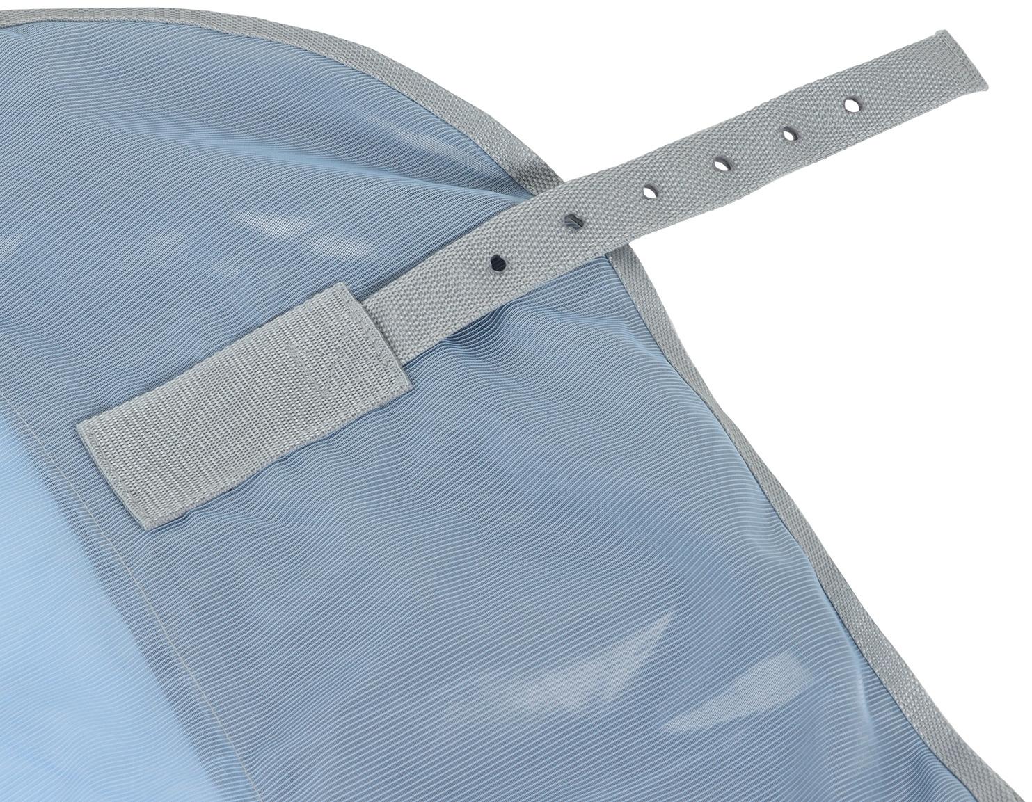 Попона москитная с подпузными ремнями, голубой, 145 см