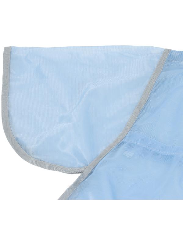 Попона москитная с подпузными ремнями, голубой, 145 см