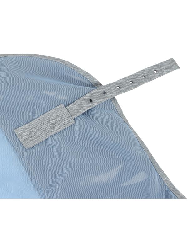 Попона москитная с подпузными ремнями, голубой, 145 см