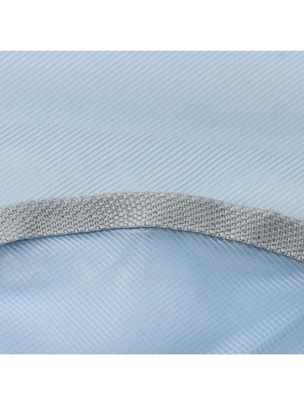 Попона москитная с подпузными ремнями, голубой, 145 см