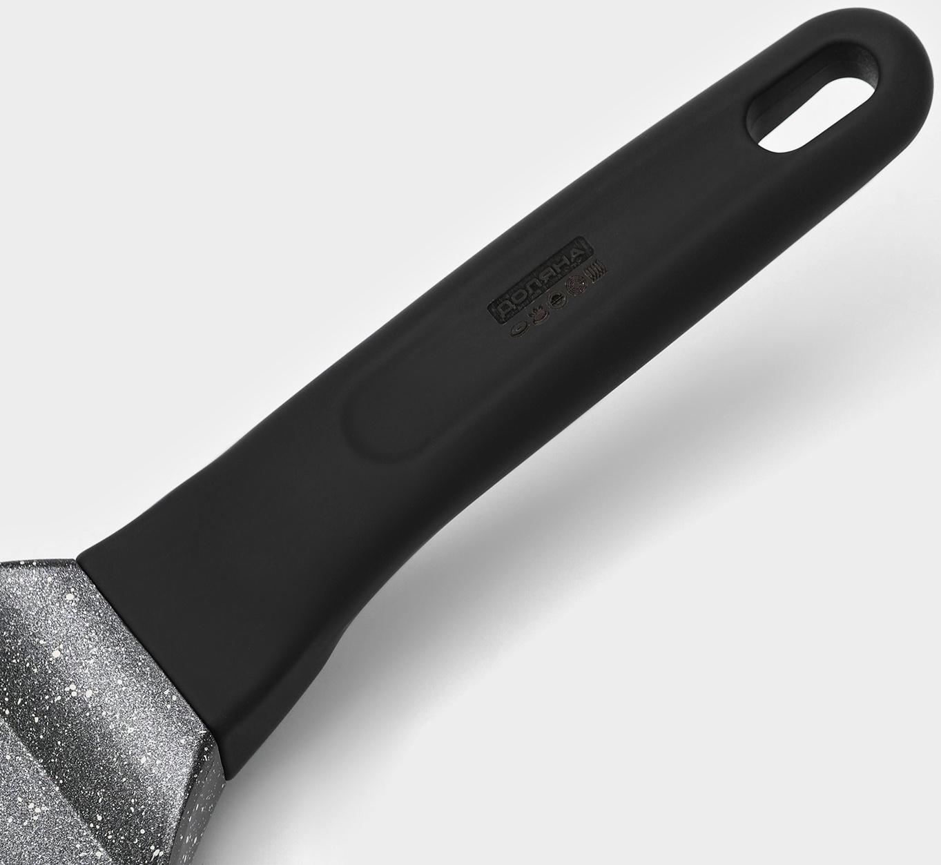 Сковорода-оладница Доляна Petit, d=18 см, цвет темный мрамор, индукция