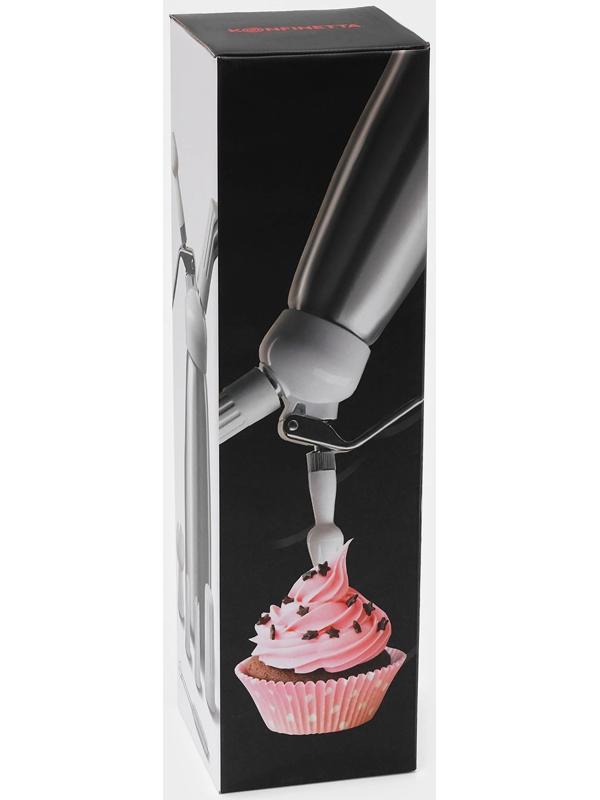 Кремер-сифон для взбивания сливок KONFINETTA, 1 л