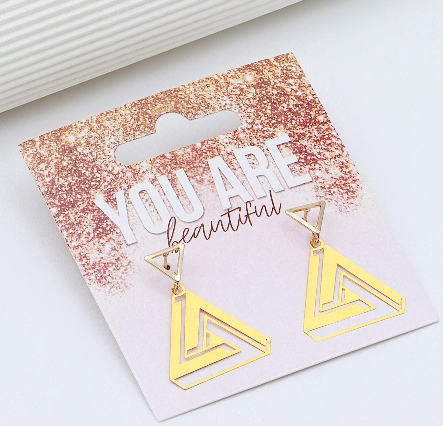 Серьги «You are beautiful», 2.5 х 4 см