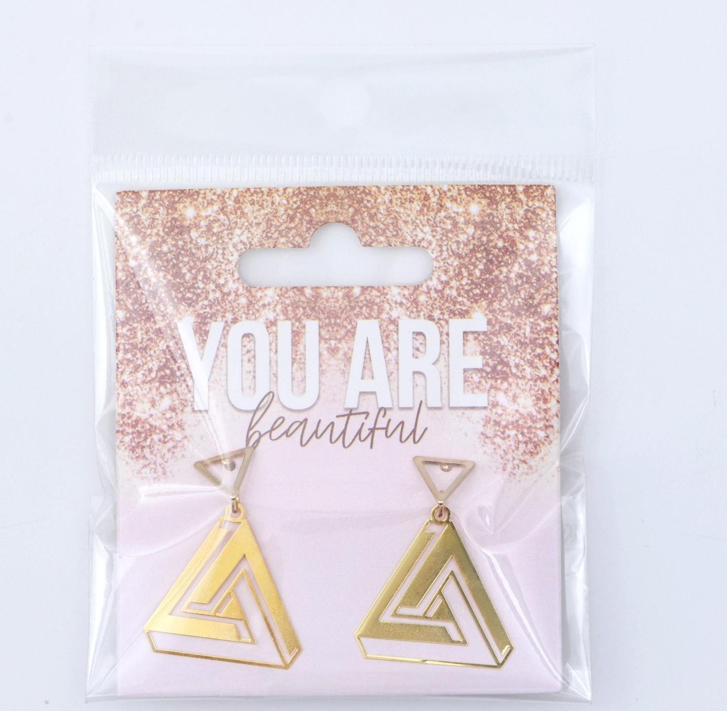 Серьги «You are beautiful», 2.5 х 4 см