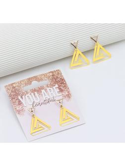 Серьги «You are beautiful», 2.5 х 4 см