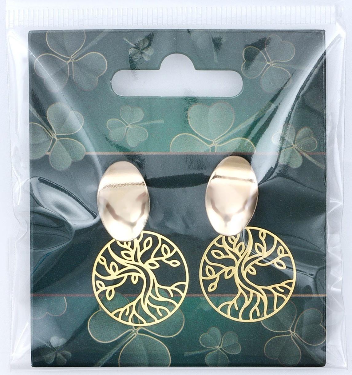 Серьги «Удача», 2.5 х 4 см