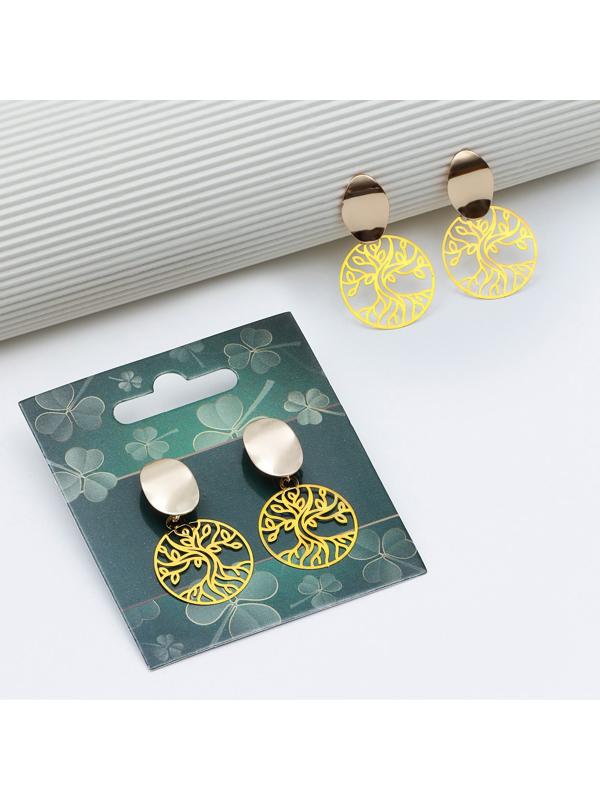 Серьги «Удача», 2.5 х 4 см