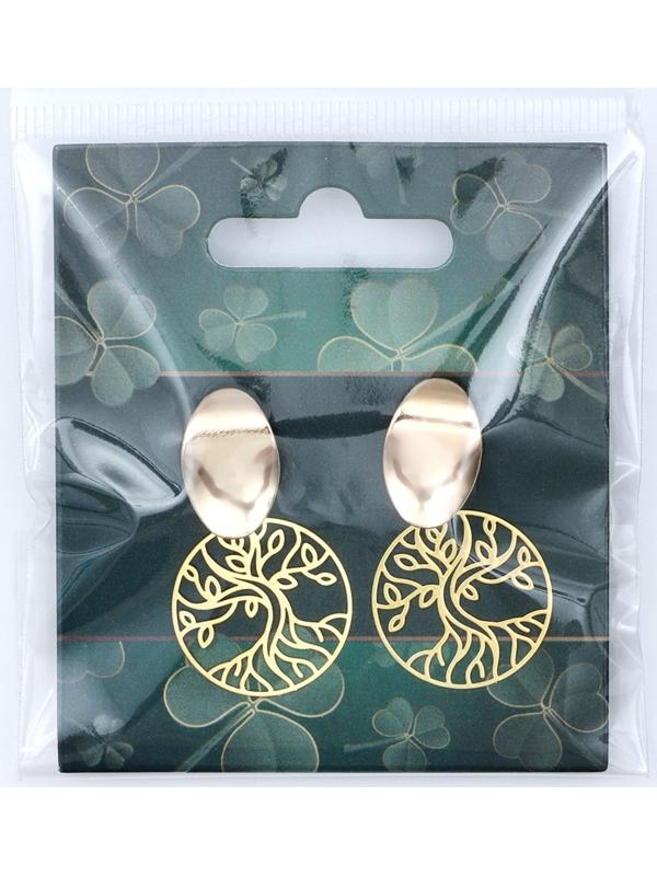 Серьги «Удача», 2.5 х 4 см