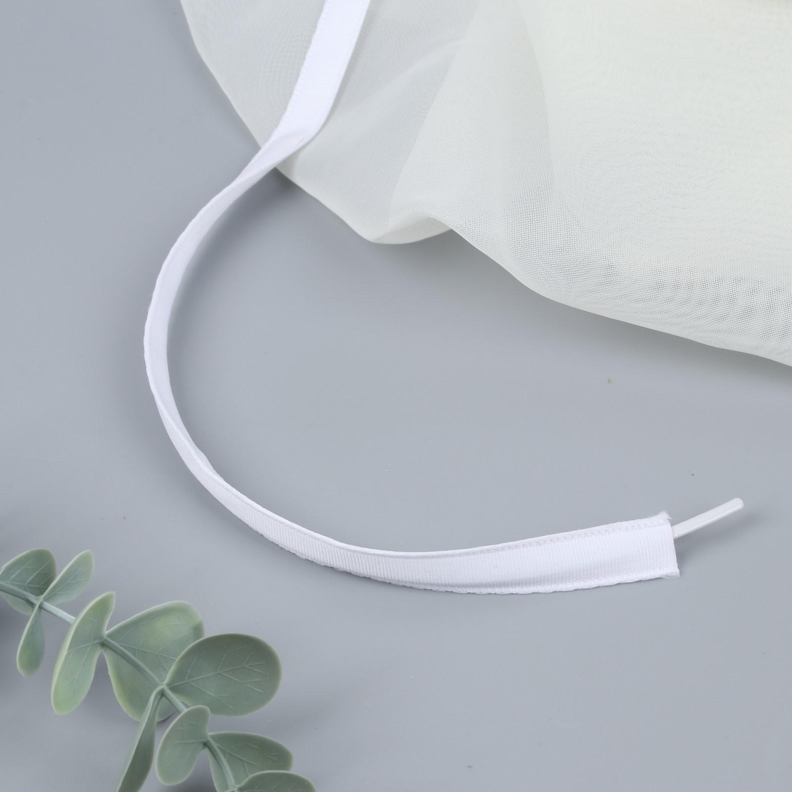 Лента тоннельная, двухстрочная, 10 мм, 50 ± 1 м, цвет белый