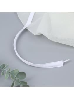 Лента тоннельная, двухстрочная, 10 мм, 50 ± 1 м, цвет белый