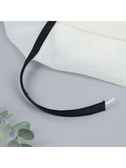 Лента тоннельная, двухстрочная, 10 мм, 50 ± 1 м, цвет чёрный