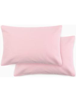Комплект наволочек Этель, 50х70 см - 2 шт, цвет розовый, 100% хл, бязь