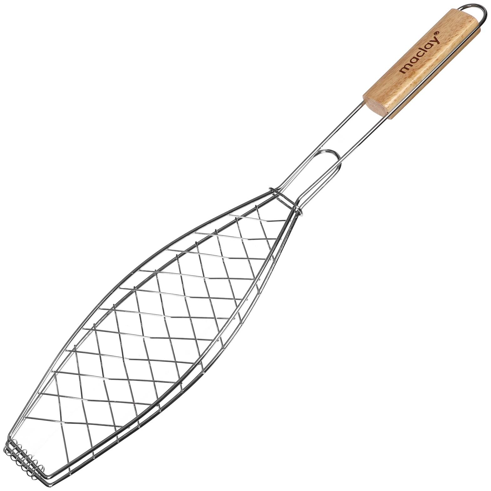 Решётка гриль для рыбы Maclay, 30х12х57 см