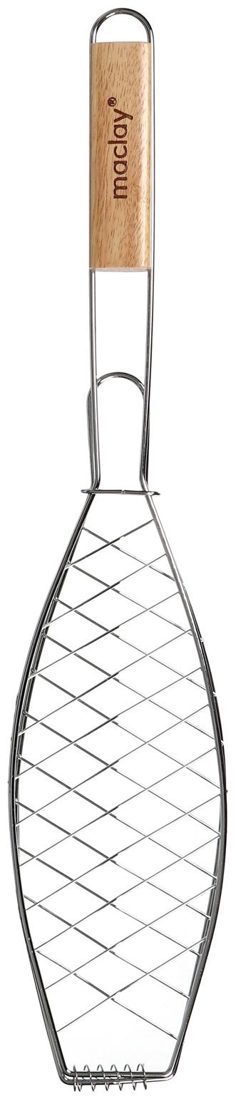 Решётка гриль для рыбы Maclay, 30х12х57 см