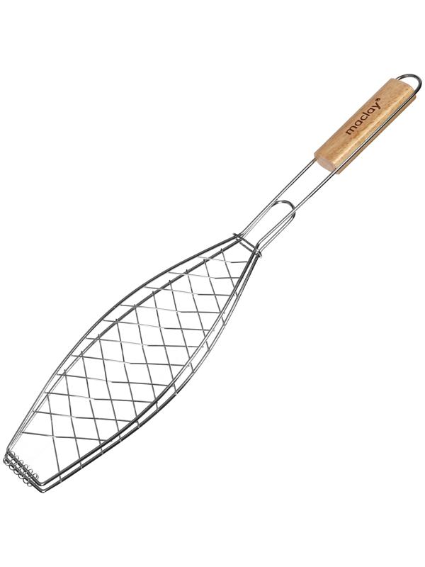 Решётка гриль для рыбы Maclay, 30х12х57 см