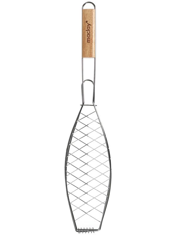 Решётка гриль для рыбы Maclay, 30х12х57 см