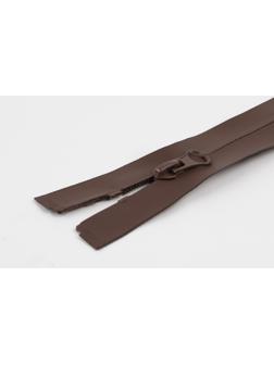 Молния «Спираль», №7, разъёмная, водонепроницаемая, замок автомат, 50 см, цвет коричневый