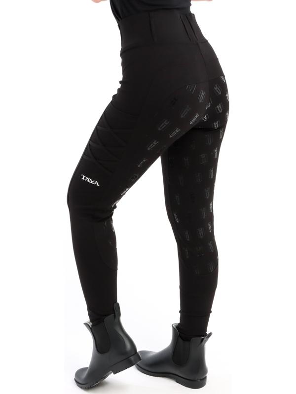 Бриджи для верховой езды TL1, цвет черный, размер 36