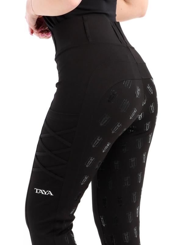 Бриджи для верховой езды TL1, цвет черный, размер 36