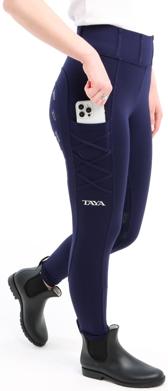 Бриджи для верховой езды TL1, цвет темно-синий, размер 36