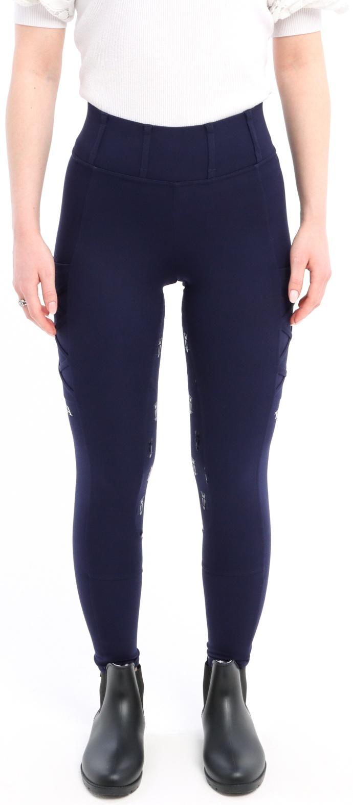 Бриджи для верховой езды TL1, цвет темно-синий, размер 38