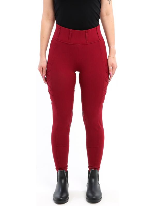 Бриджи для верховой езды TL1, цвет бордовый, размер 34