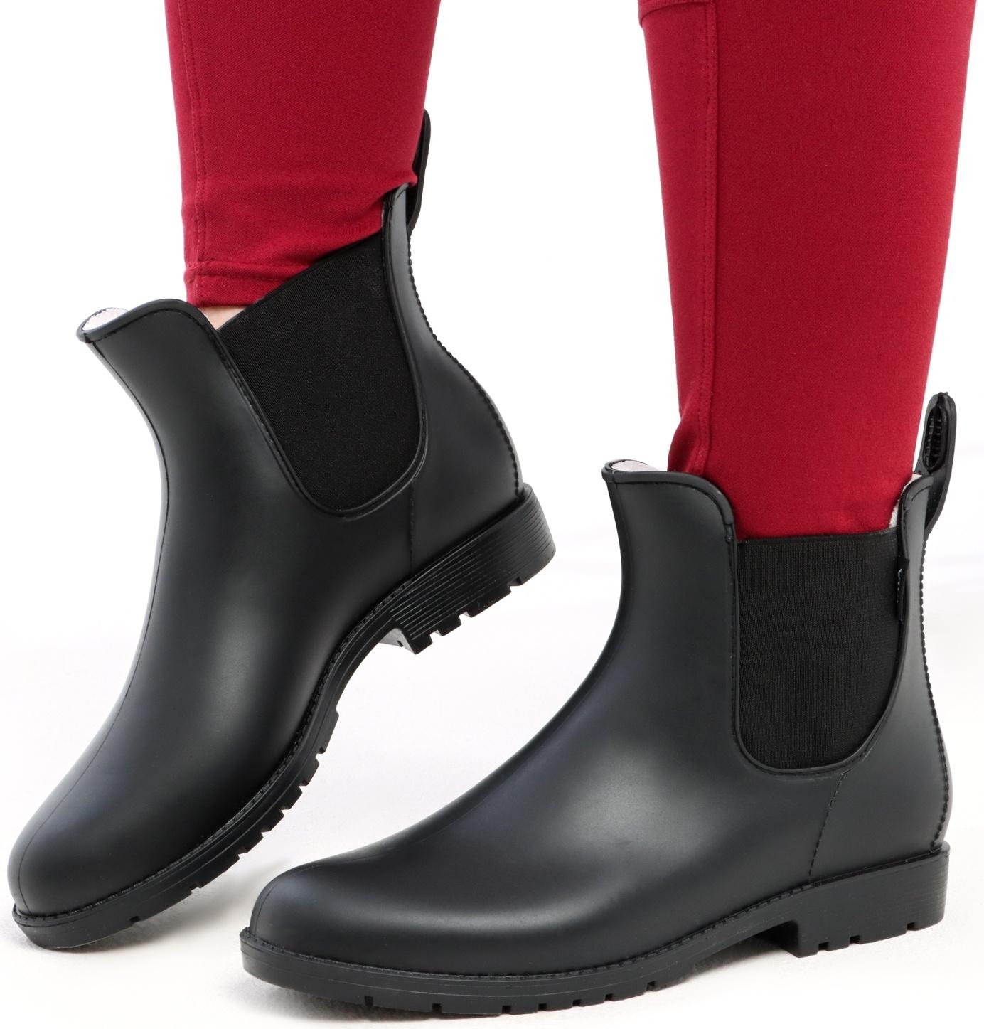 Ботинки для верховой езды TBt1W полирезина, утеплённые, размер 38